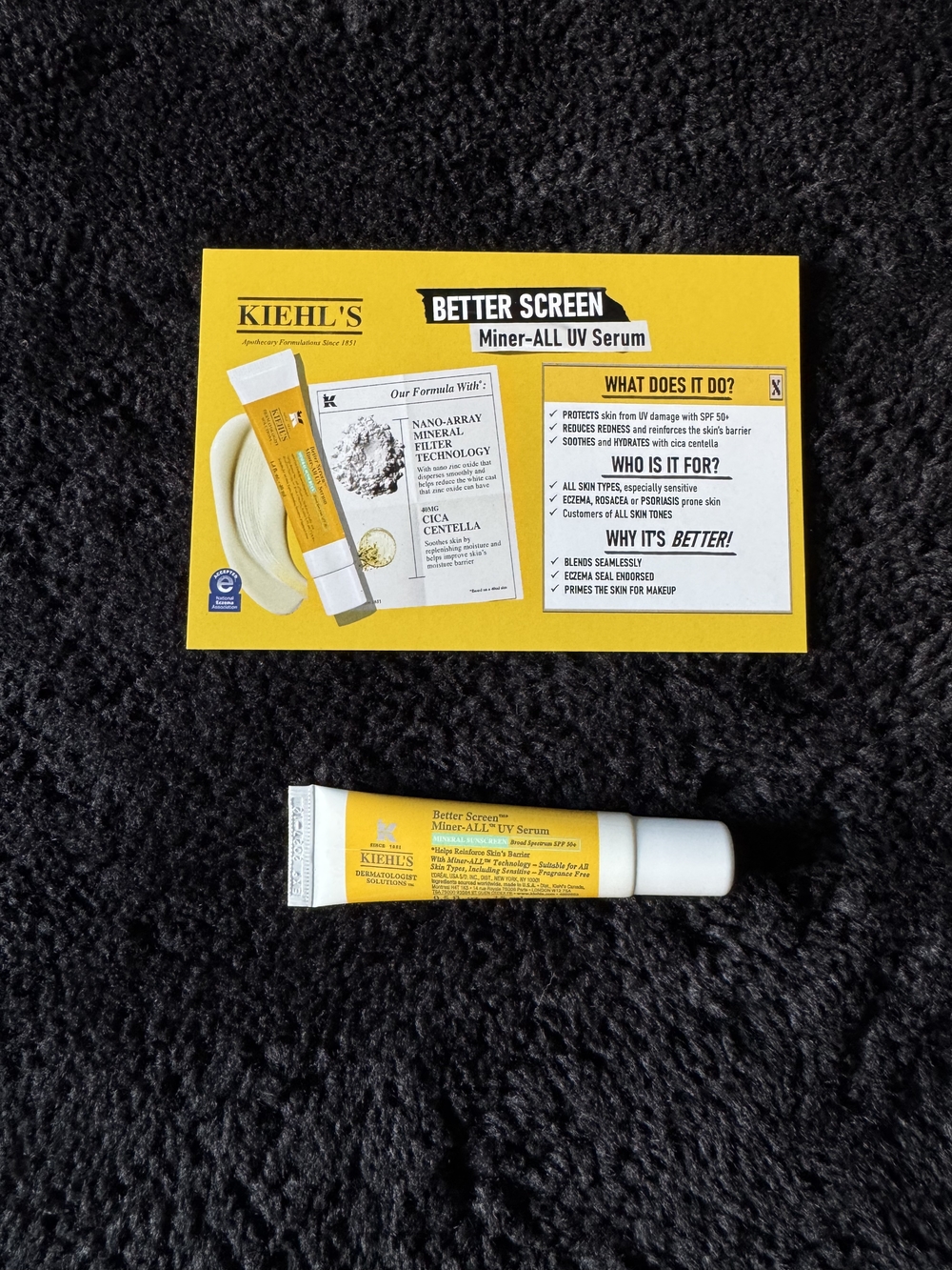 Kiehl's Better Screen Miner-ALL UV Serum - Mineral Sunscreen 15mL 0.5 Fl Oz.